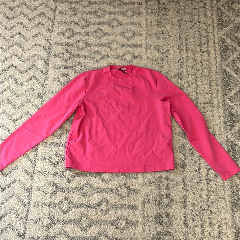 COS Pink Long Sleeve Top